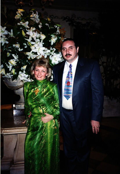 С женой Светланой, 1995 год