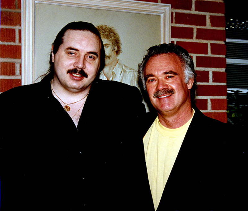 Я со Стивеном Гофлином, 1996 год